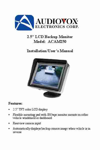 Audiovox Automobile Electronics ACAM250-page_pdf